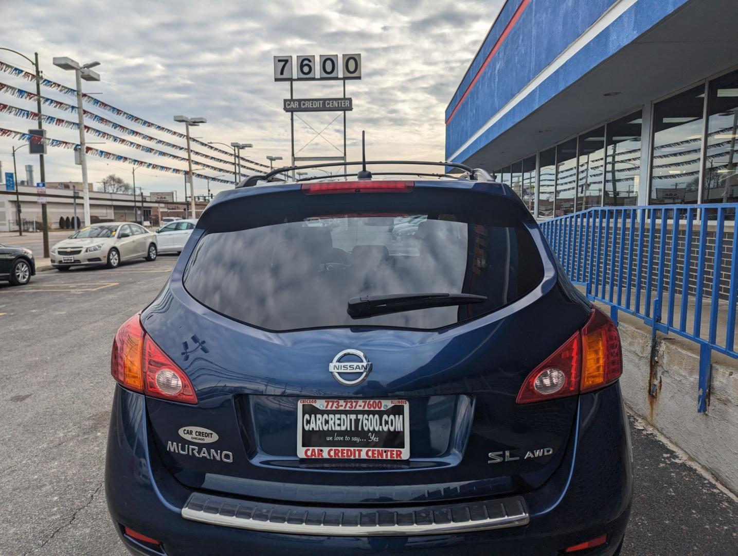 2010 BLUE Nissan Murano LE AWD (JN8AZ1MWXAW) with an 3.5L V6 DOHC 24V engine, CVT transmission, located at 7600 S Western Ave., Chicago, IL, 60620, (773) 918-3980, 0.000000, 0.000000 - Photo#3